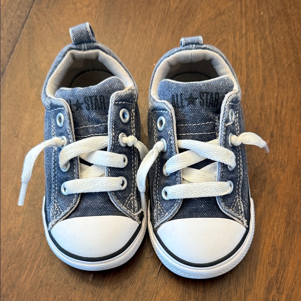 Converse Kids Denim Blue Sneakers